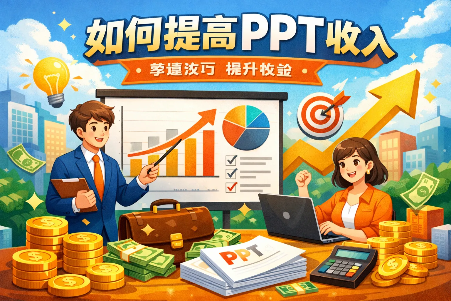 如何提高ppt收入