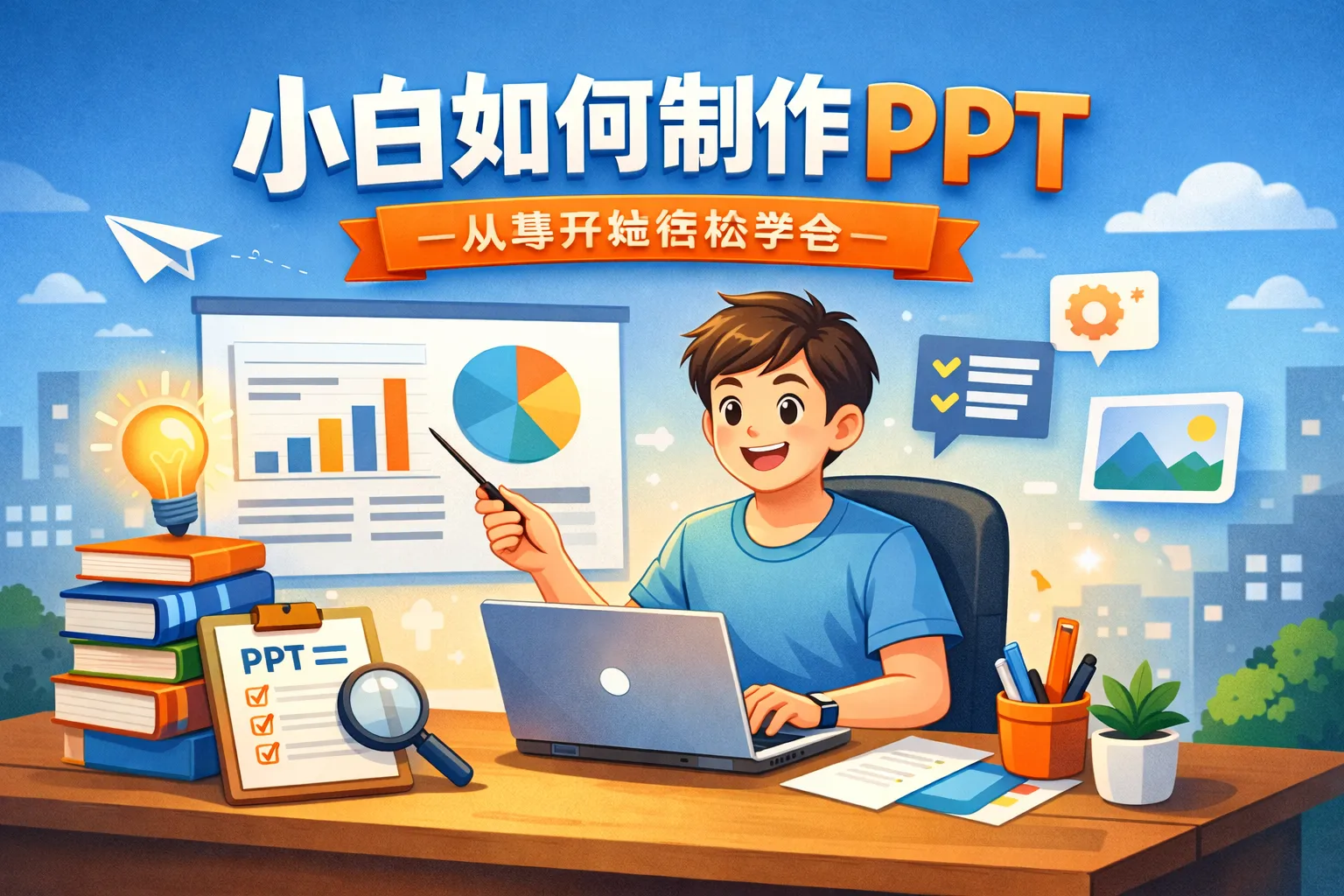 小白如何制作ppt
