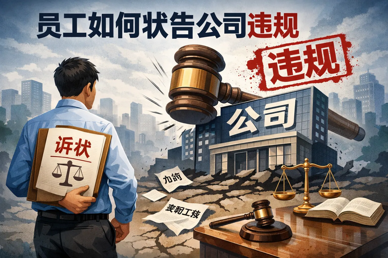 员工如何状告公司违规