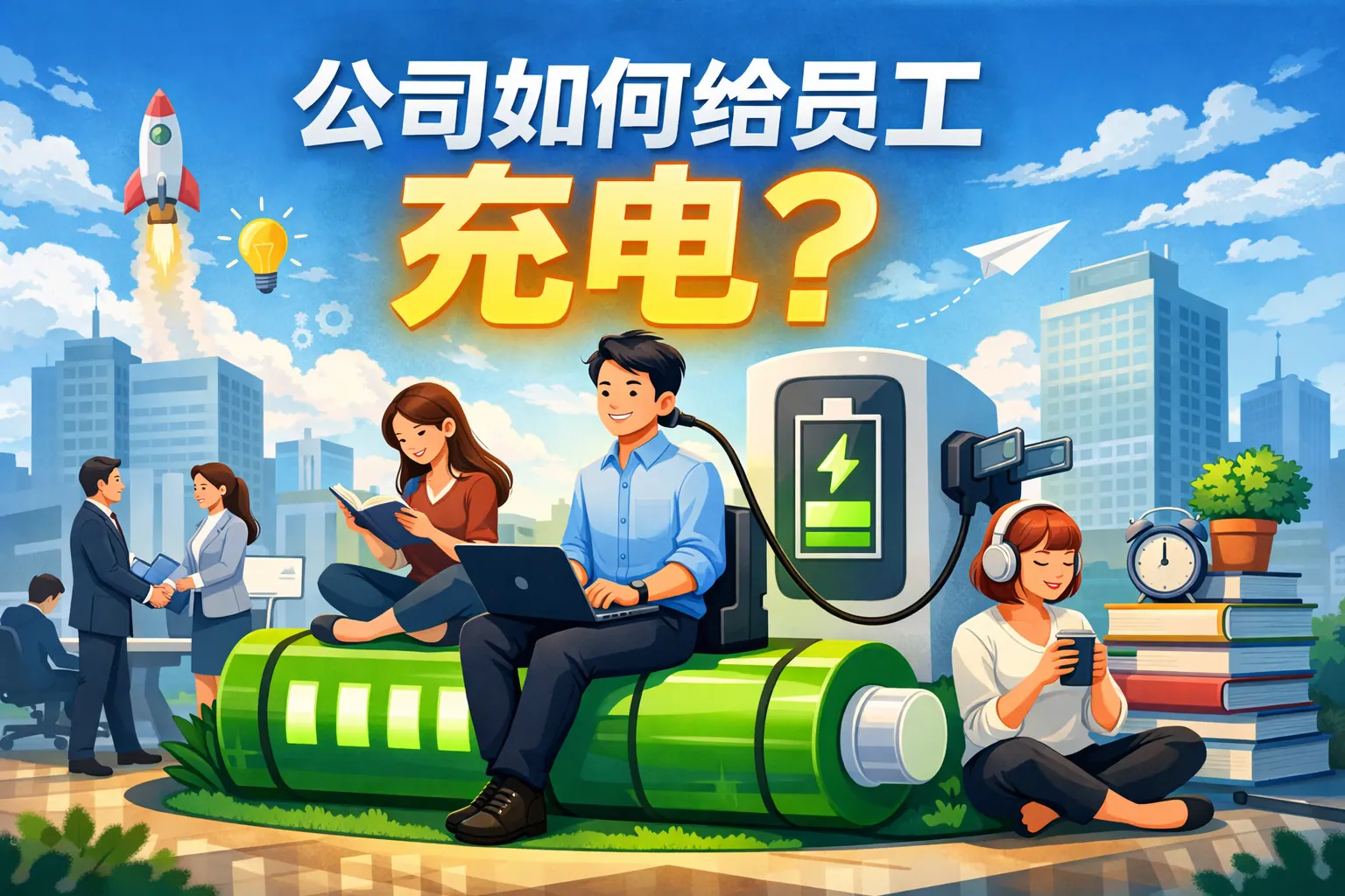 公司如何员工充电