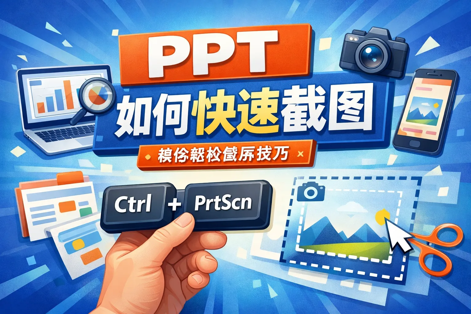 ppt如何快速截图