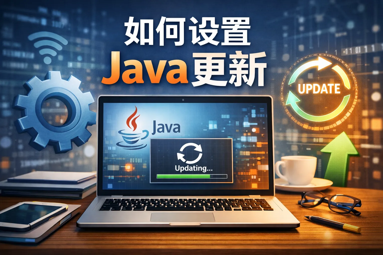 如何设置java更新