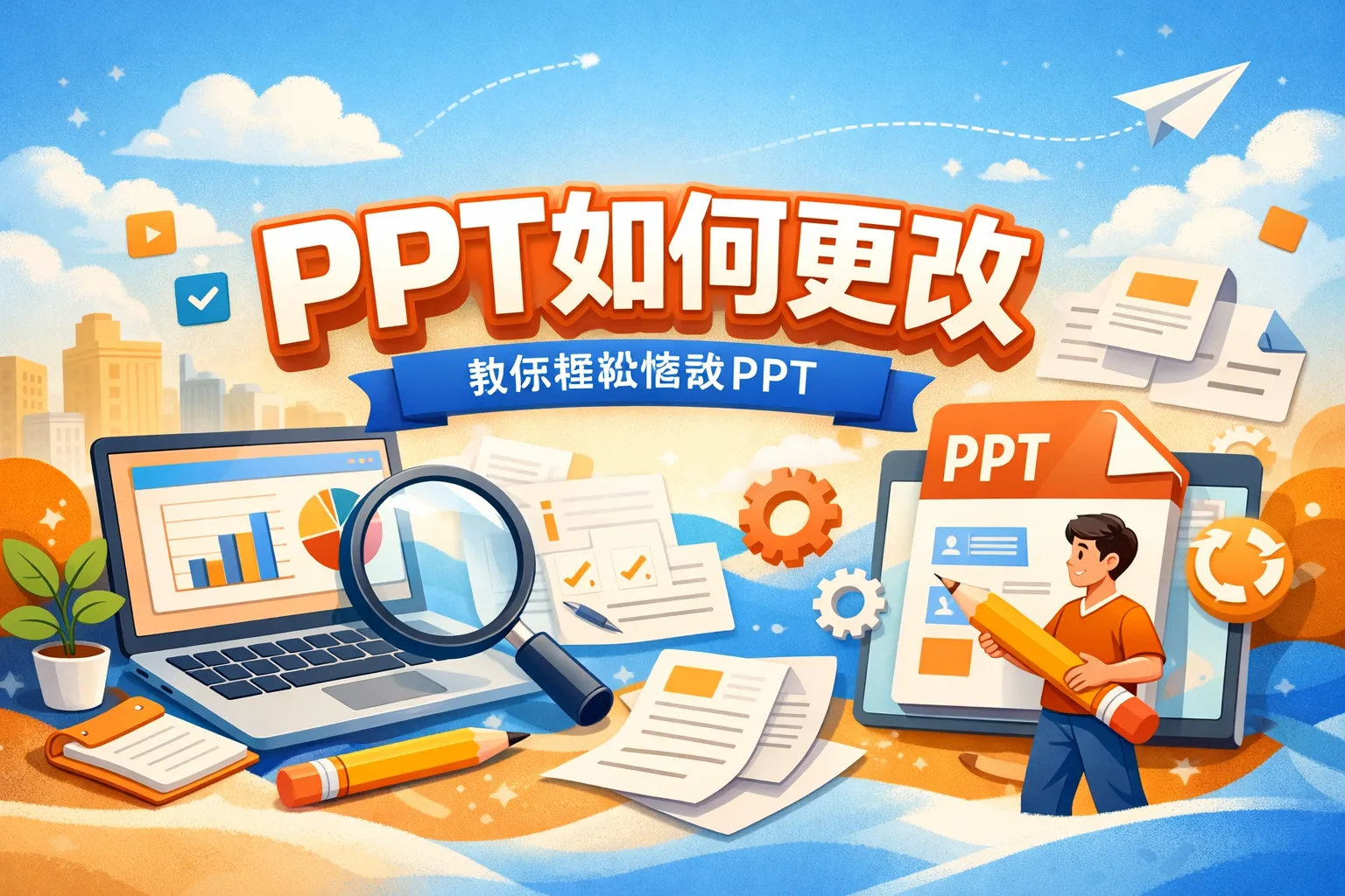 ppt中插入得ppt如何更改