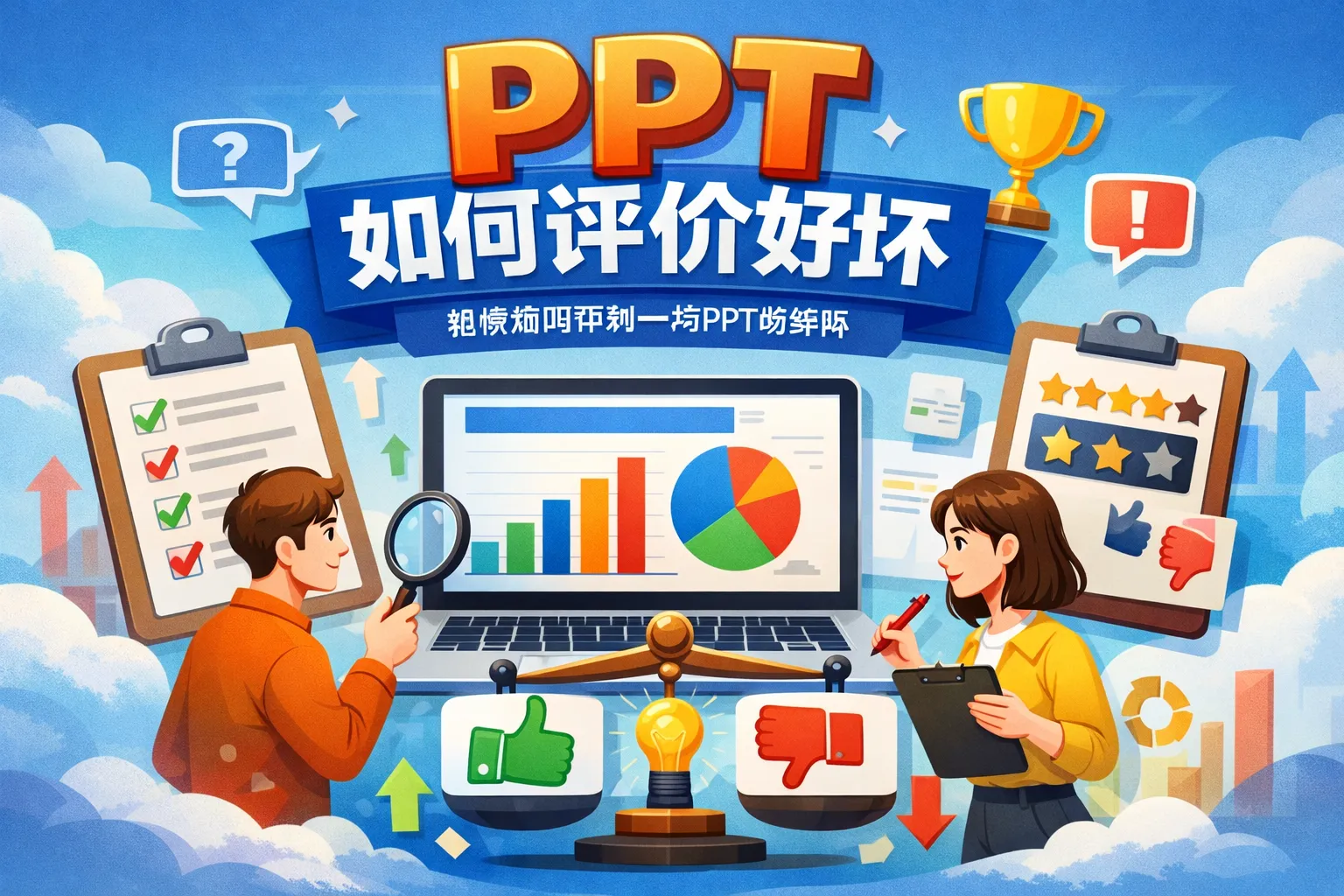 ppt如何评价好坏