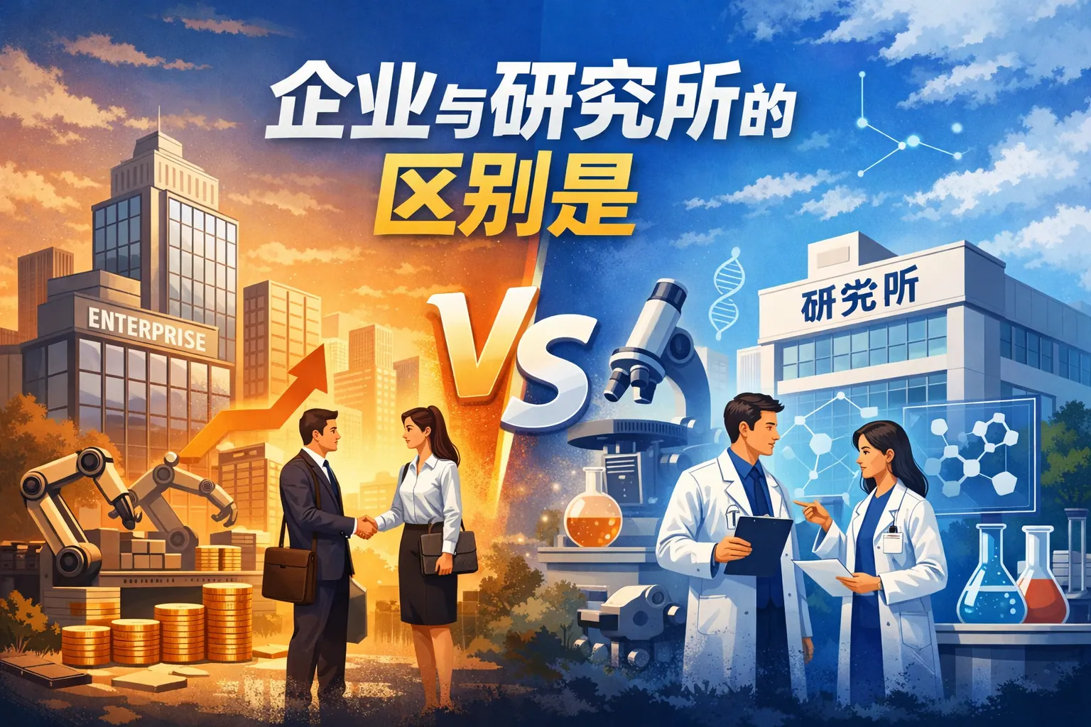 企业与研究所的区别是