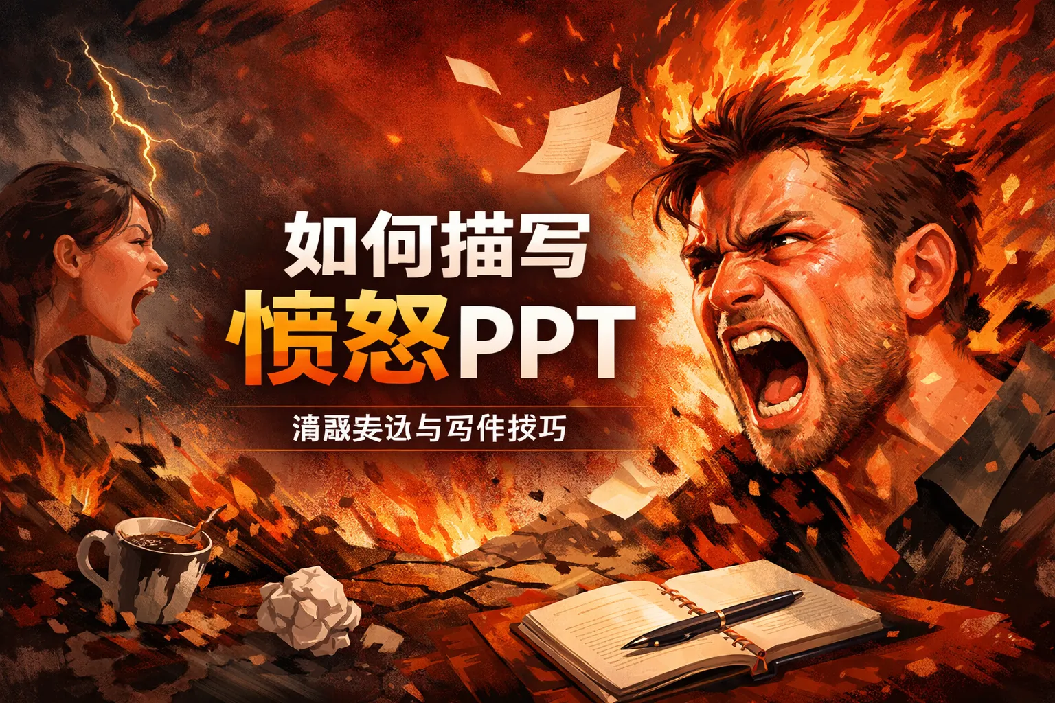 如何描写愤怒ppt