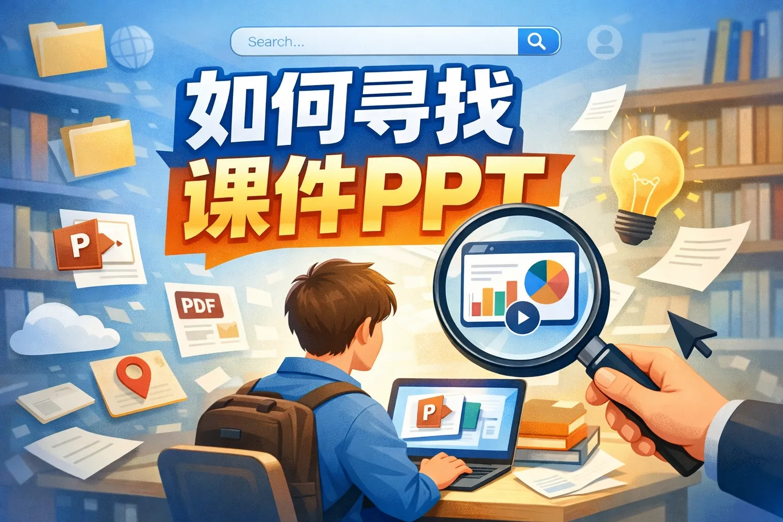 如何寻找课件PPT