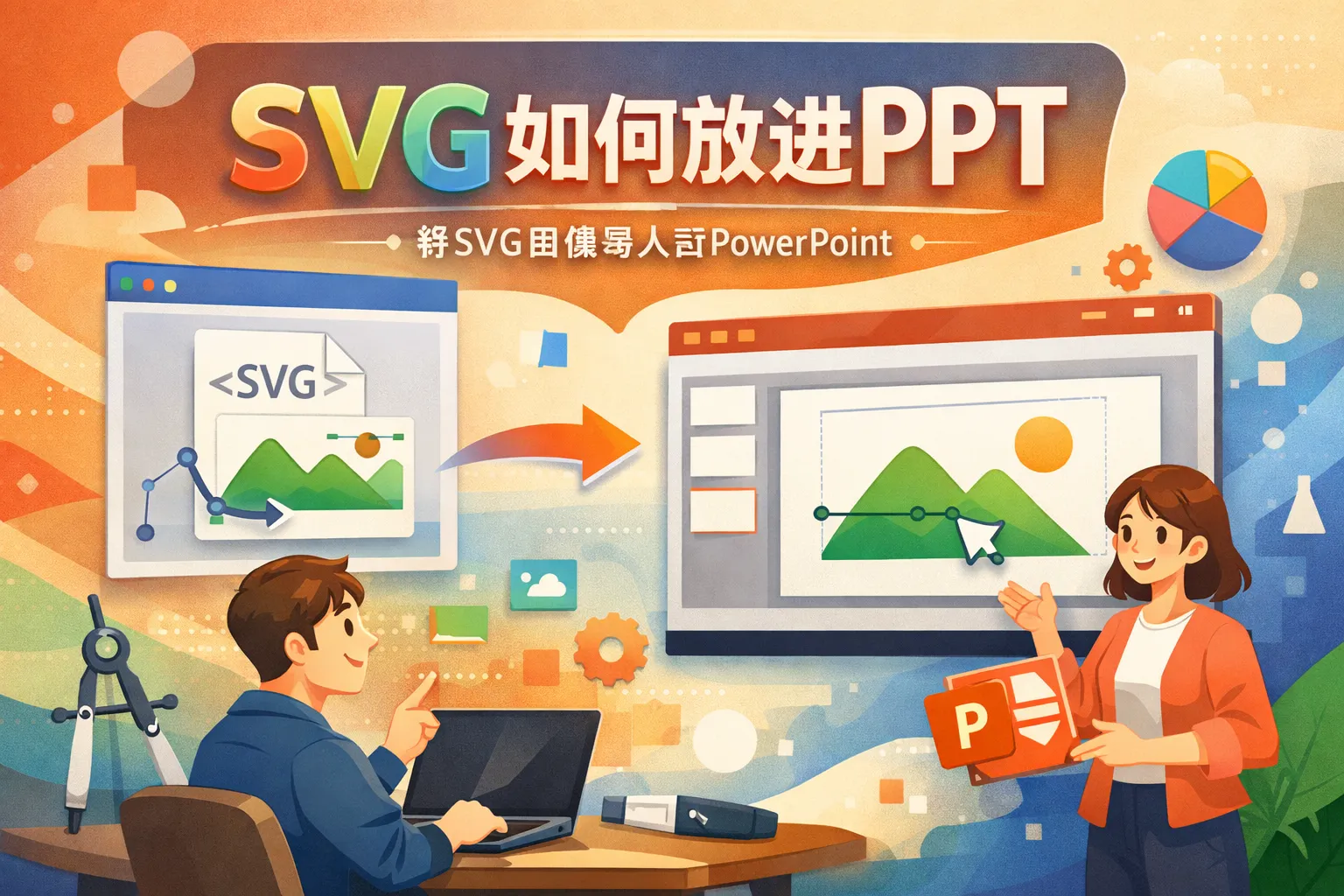 svg如何放进ppt
