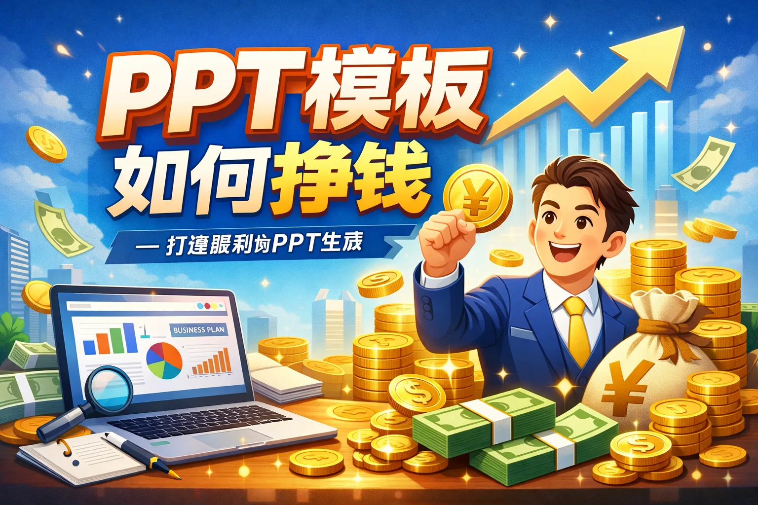 ppt模板如何挣钱