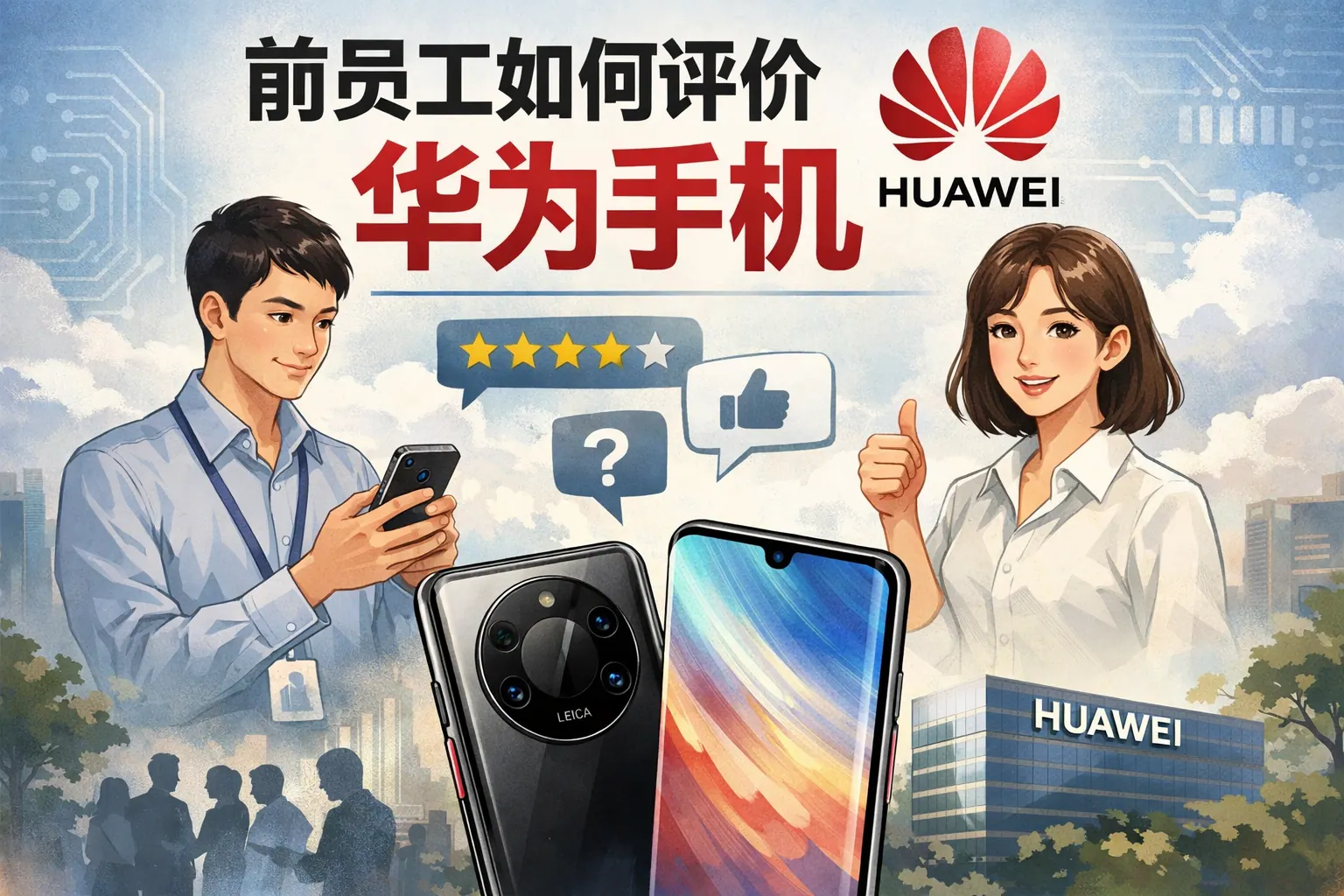 前员工如何评价华为手机