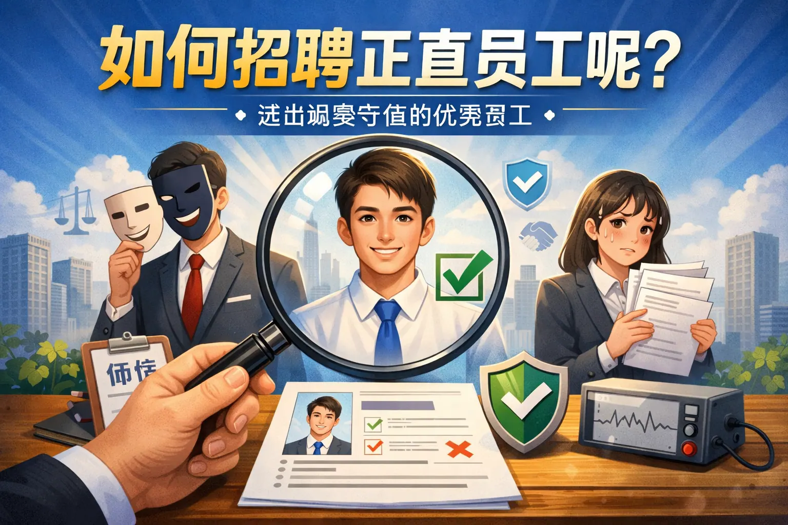如何招聘正直员工呢
