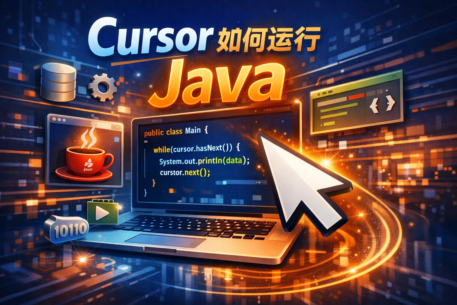 cursor如何运行java