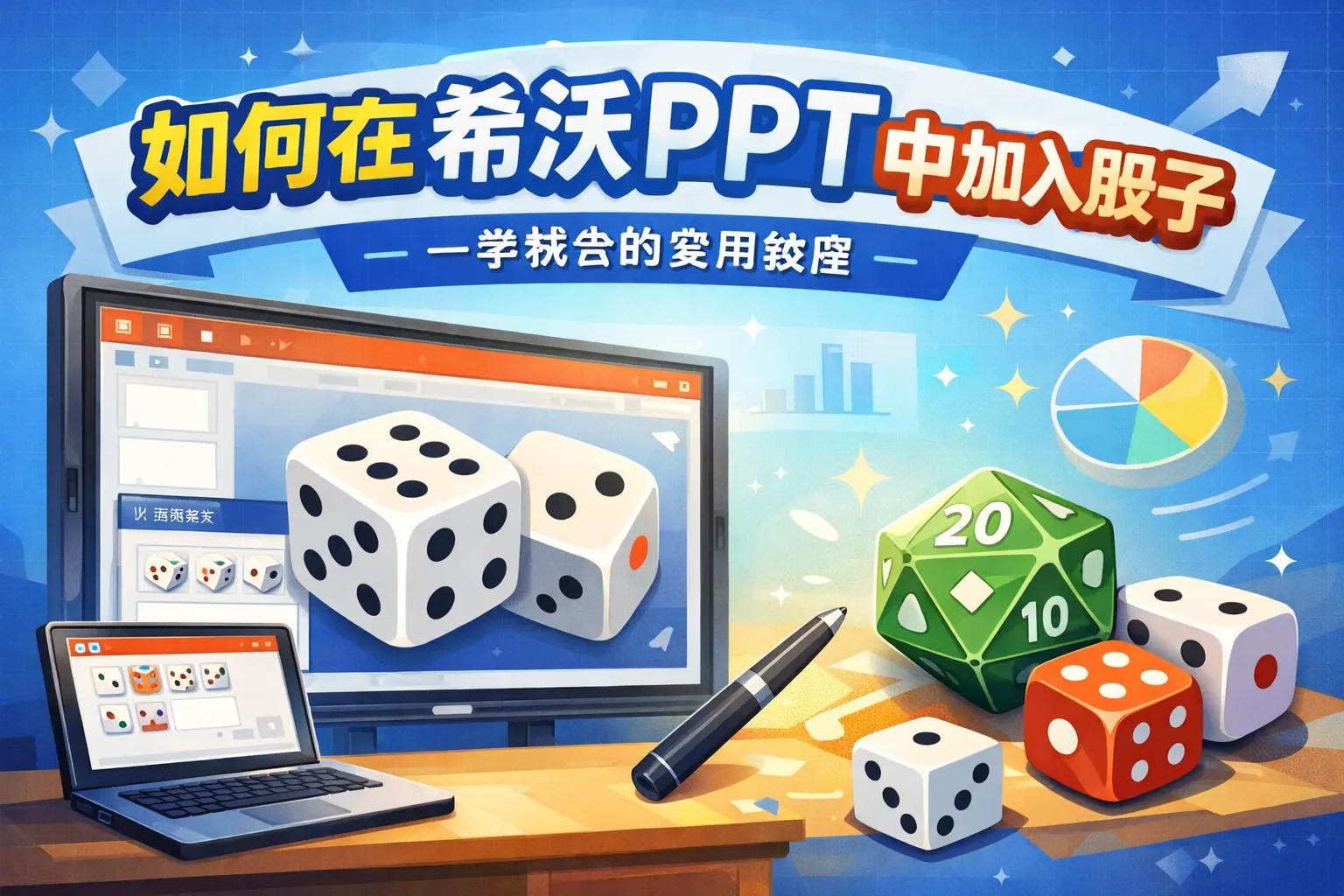 如何在希沃ppt中加入骰子