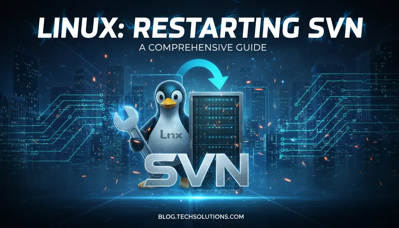 linux 如何重启svn