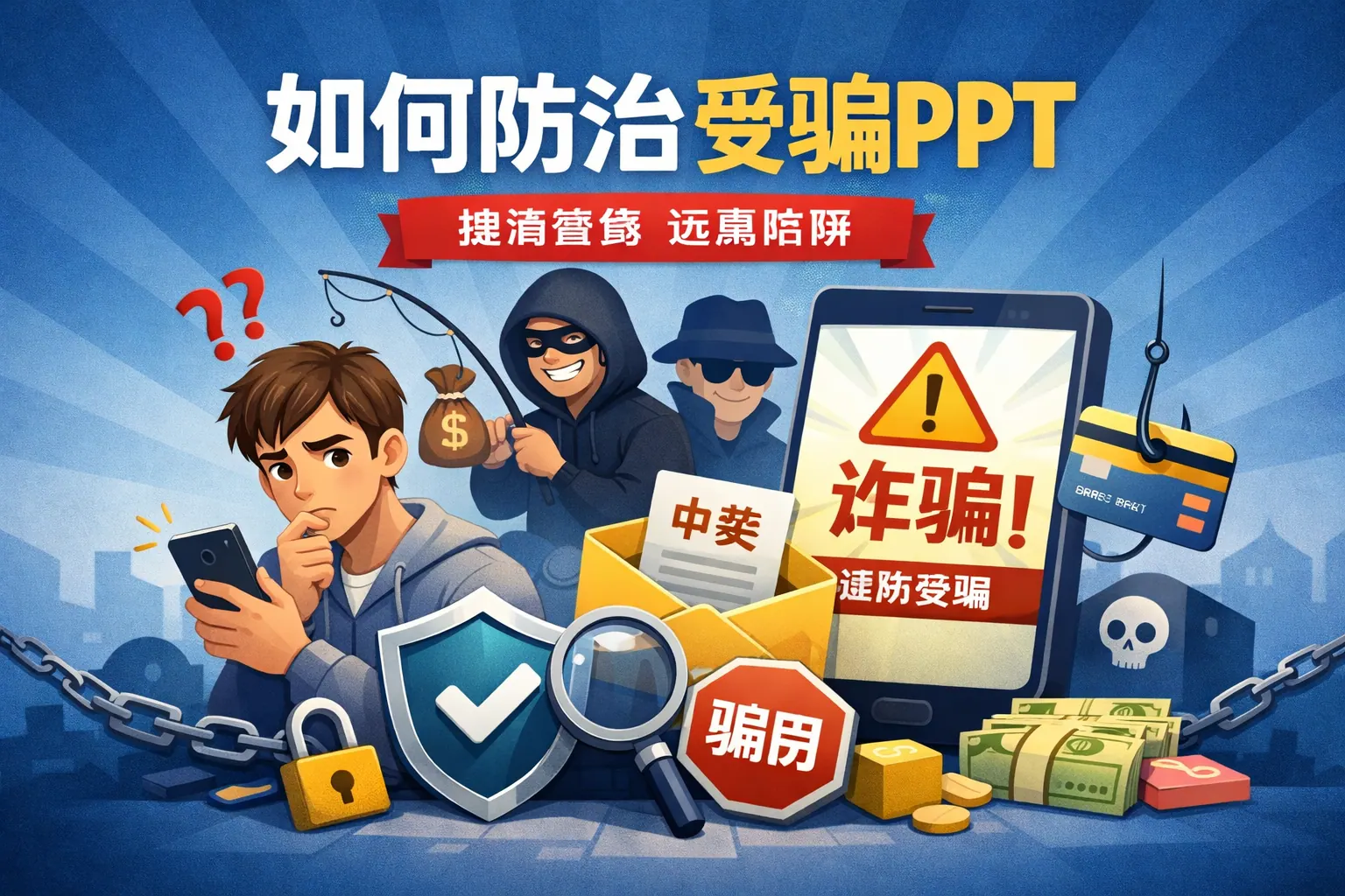 如何防治受骗ppt