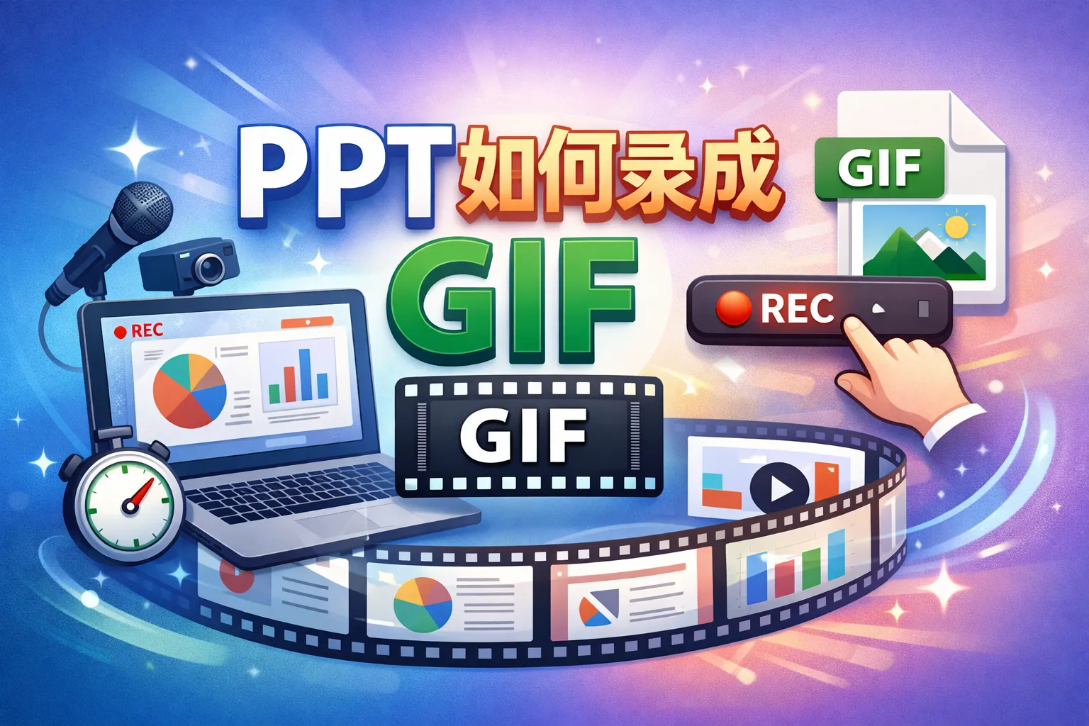 ppt如何录成gif