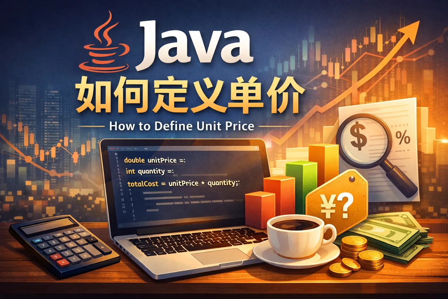 java如何定义单价