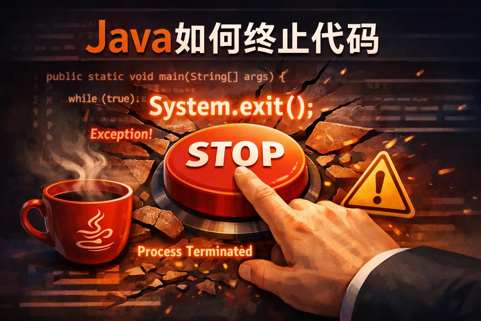 java如何终止代码