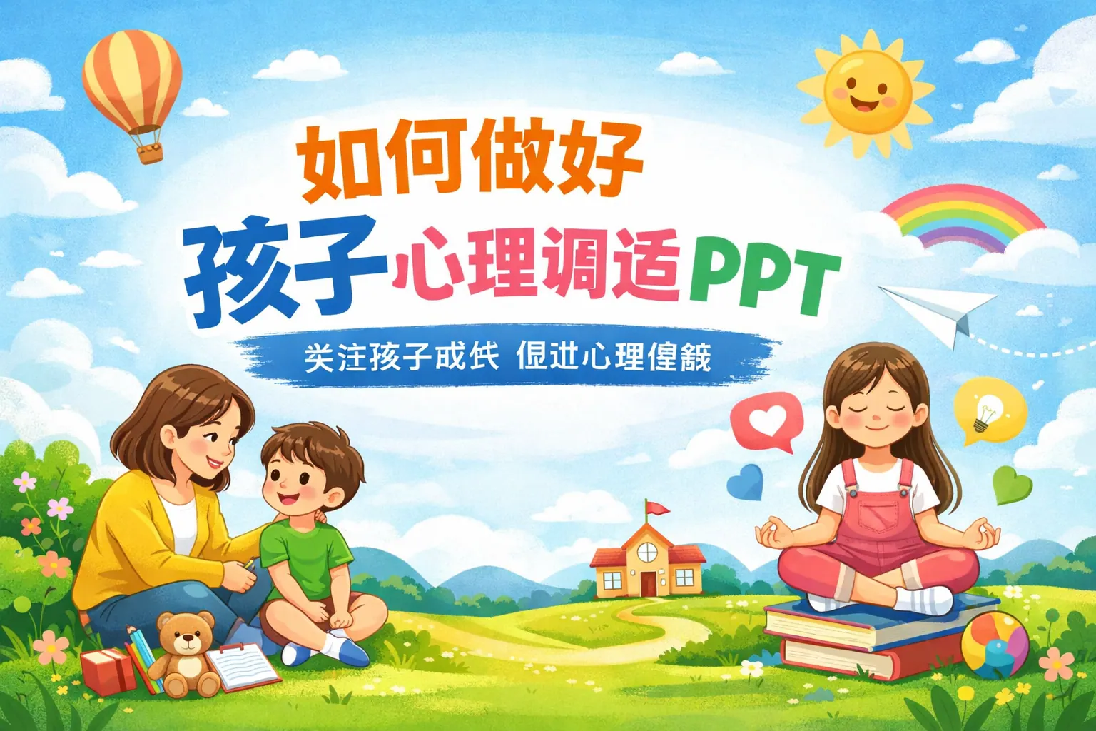 如何做好孩子心理调适PPT