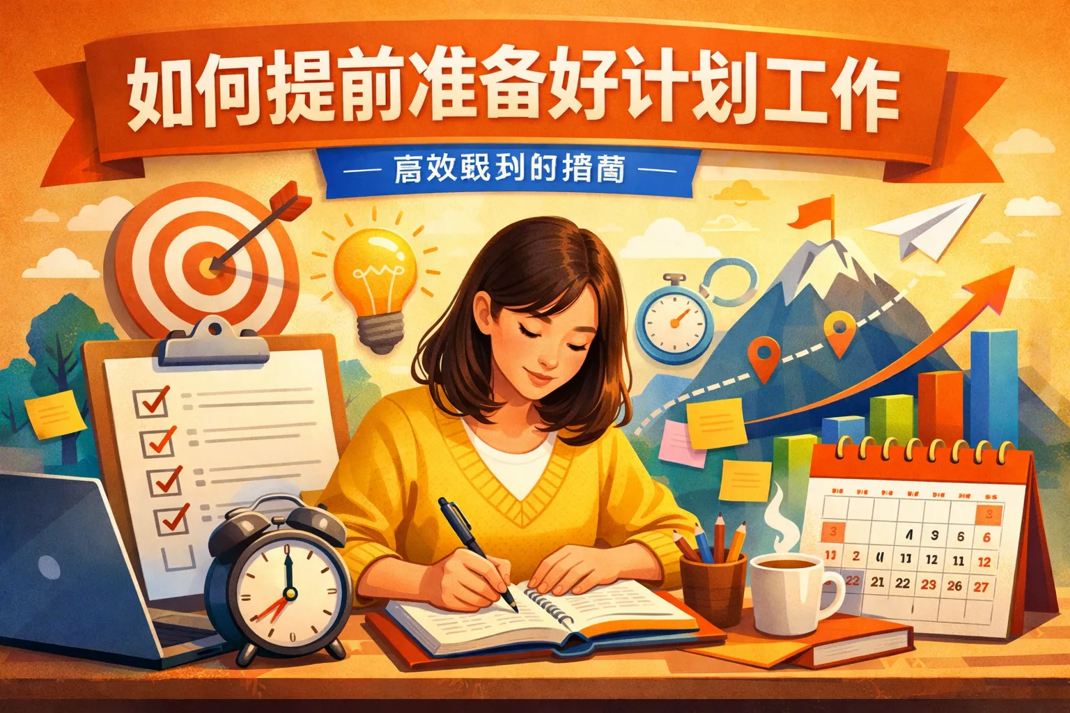如何提前准备好计划工作