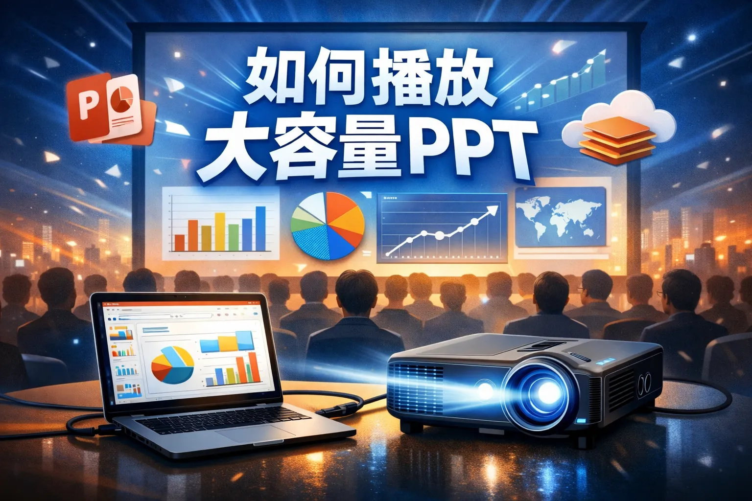 如何播放大容量ppt