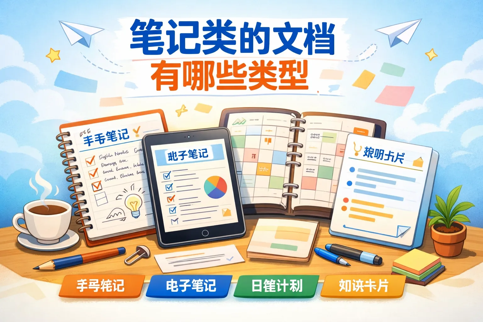 笔记类的文档有哪些类型