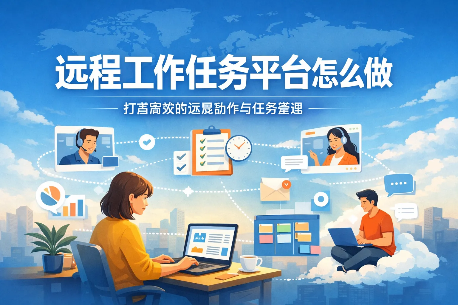 远程工作任务平台怎么做