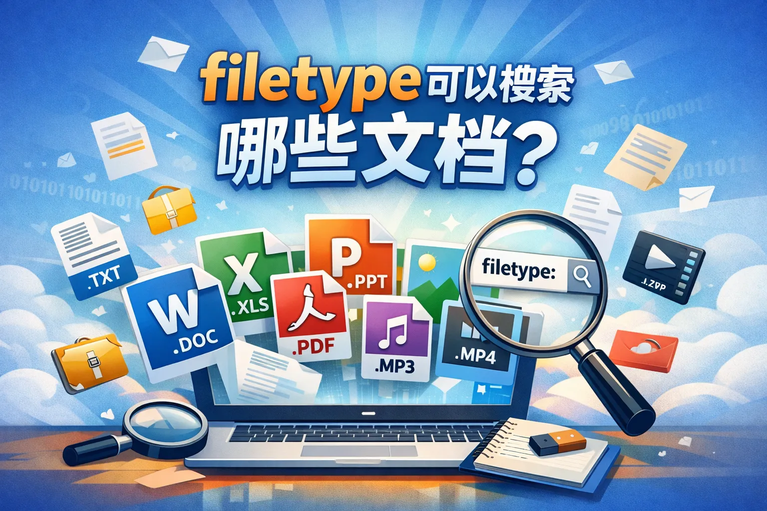filetype可以搜索哪些文档