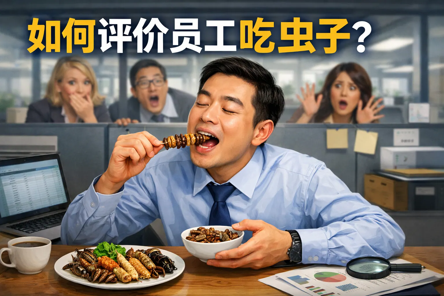 如何评价员工吃虫子
