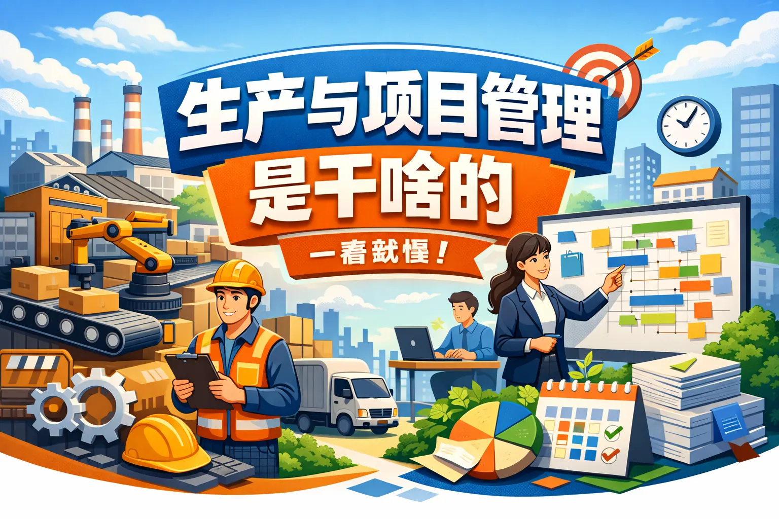 生产与项目管理是干啥的