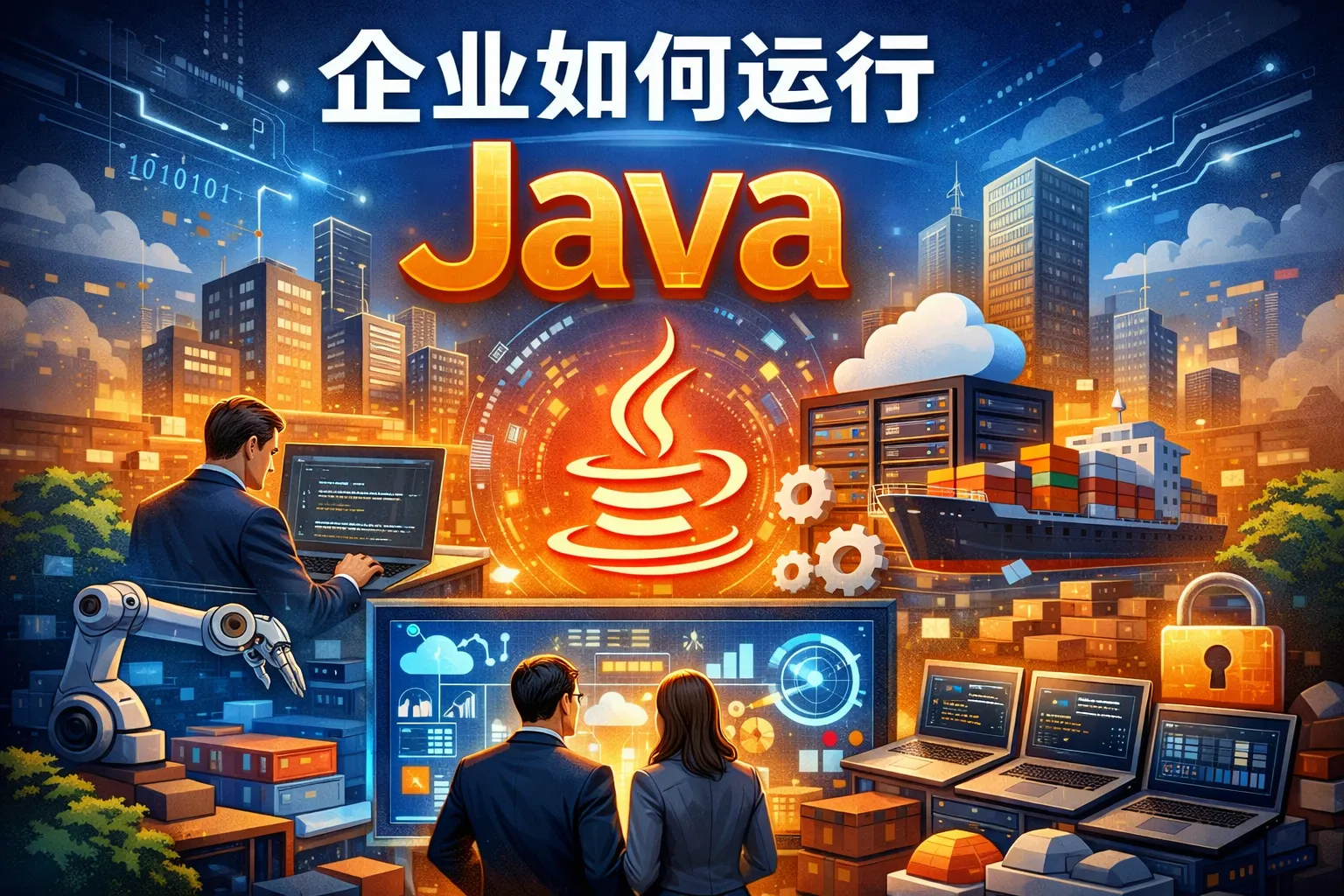 企业如何运行java