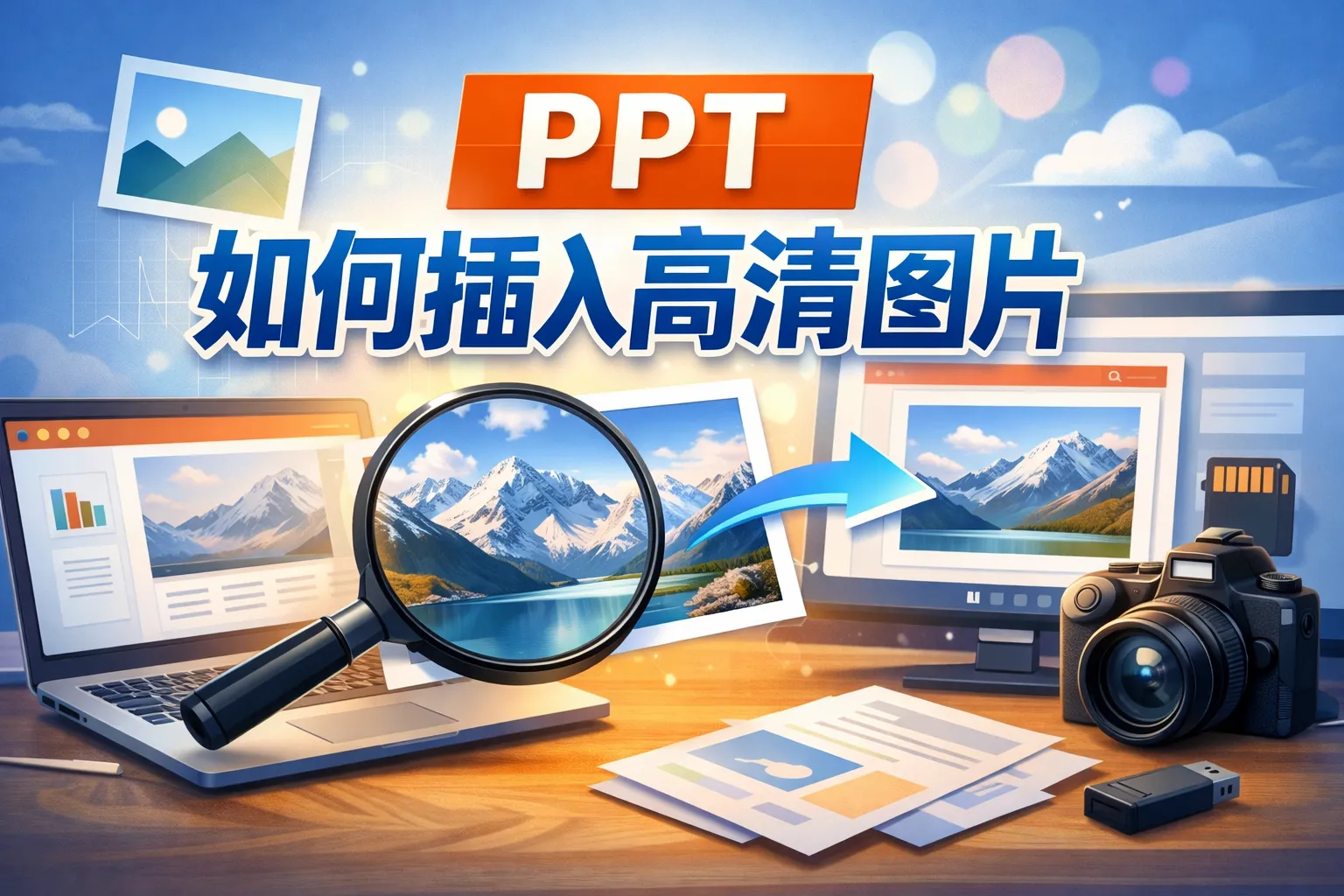 ppt如何插入高清