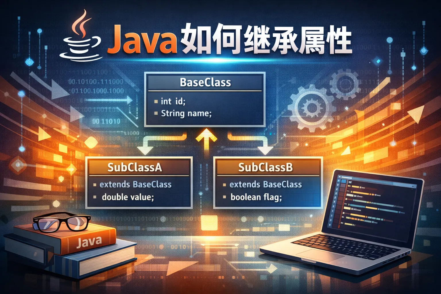 java如何继承属性