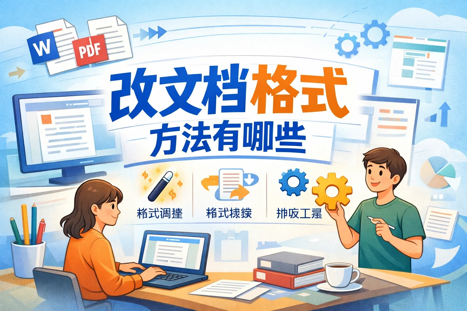 改文档格式方法有哪些