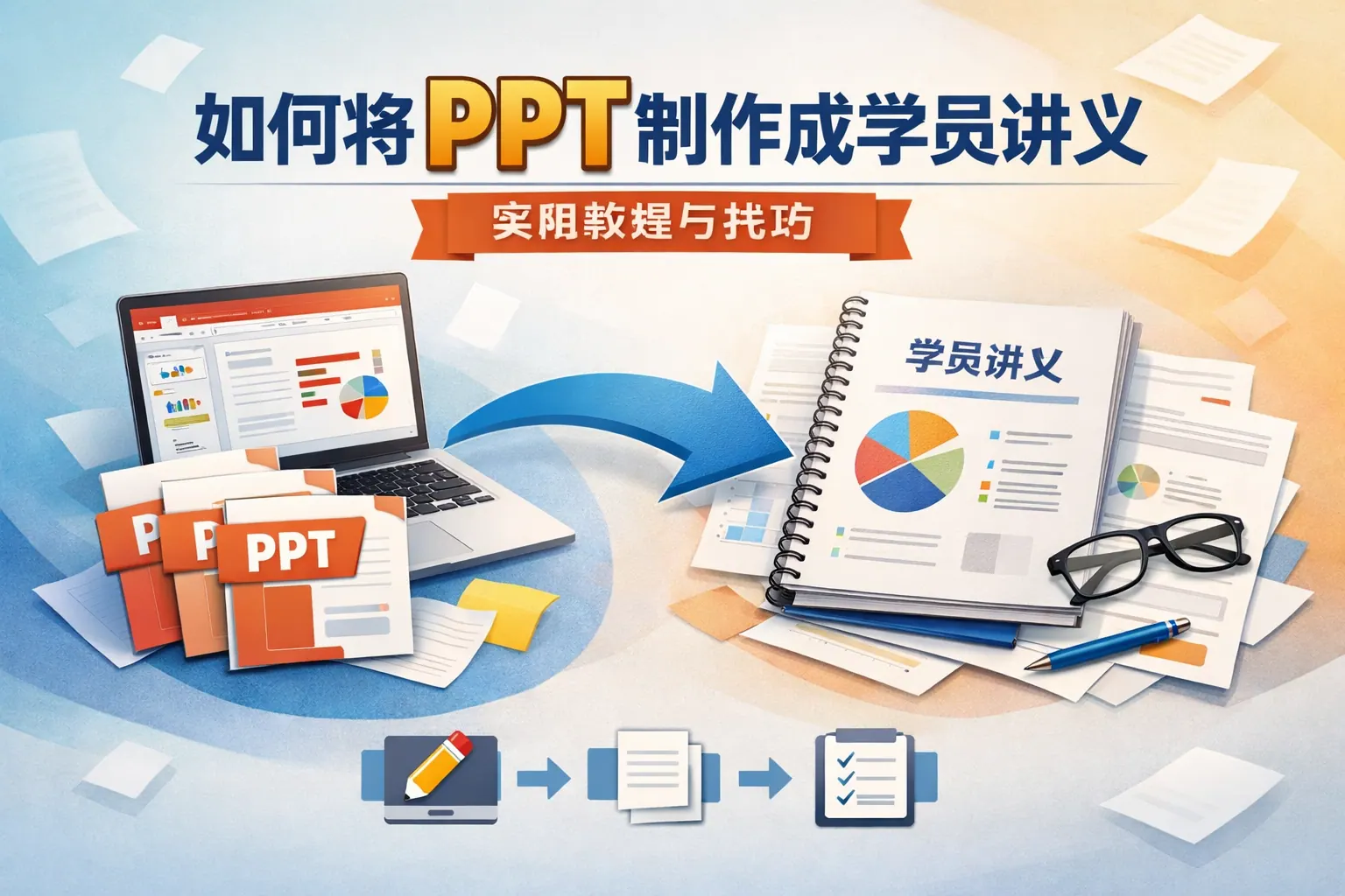 如何将ppt制作成学员讲义