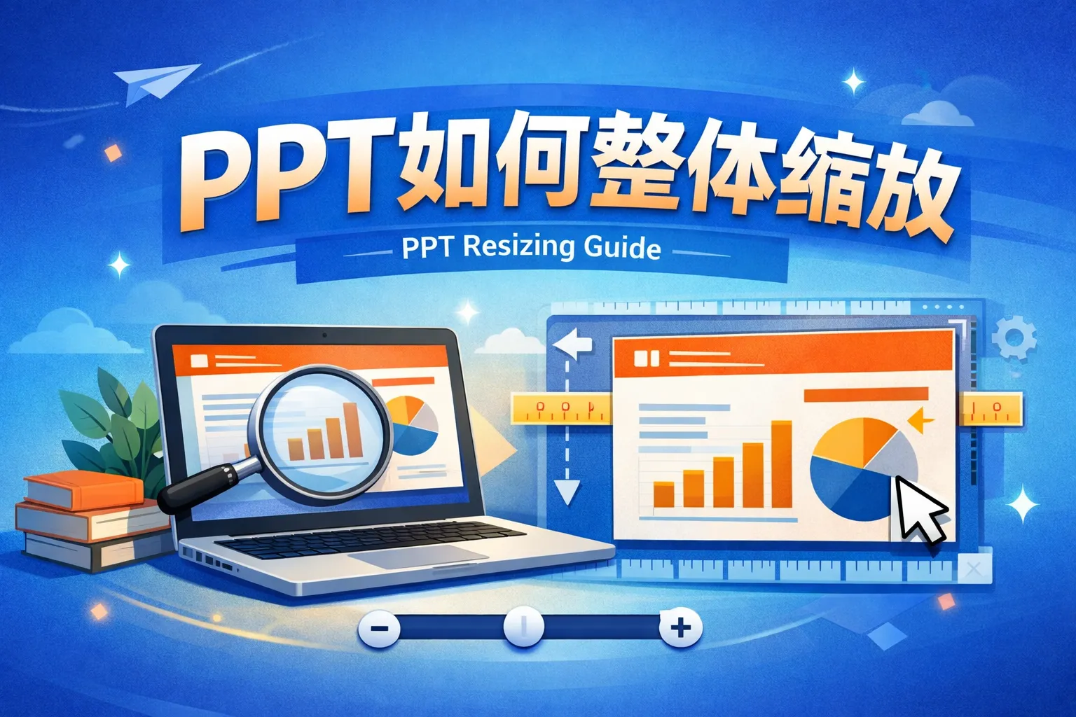 ppt如何整体缩放
