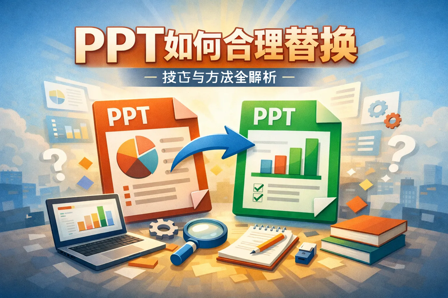 ppt如何合理替换