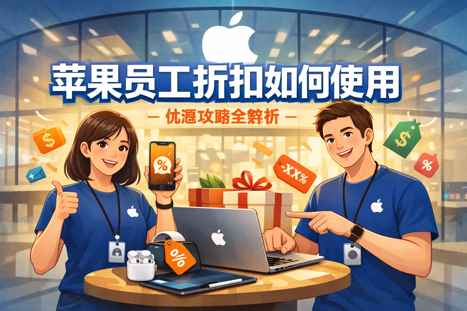 苹果员工折扣如何使用