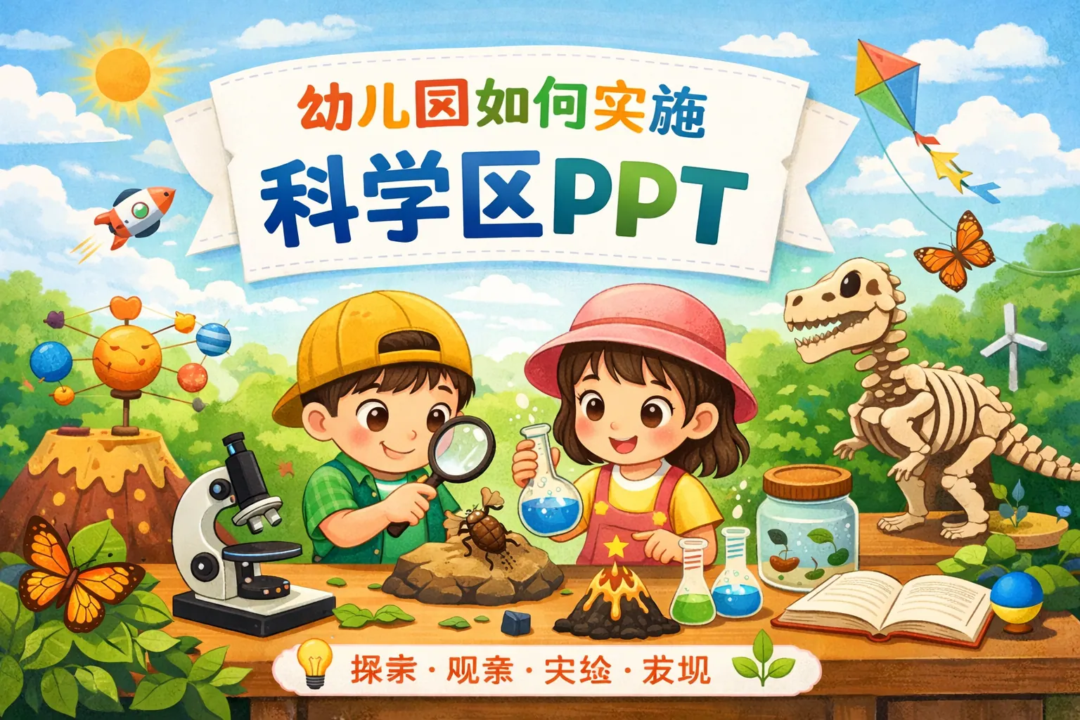 幼儿园如何实施科学区ppt