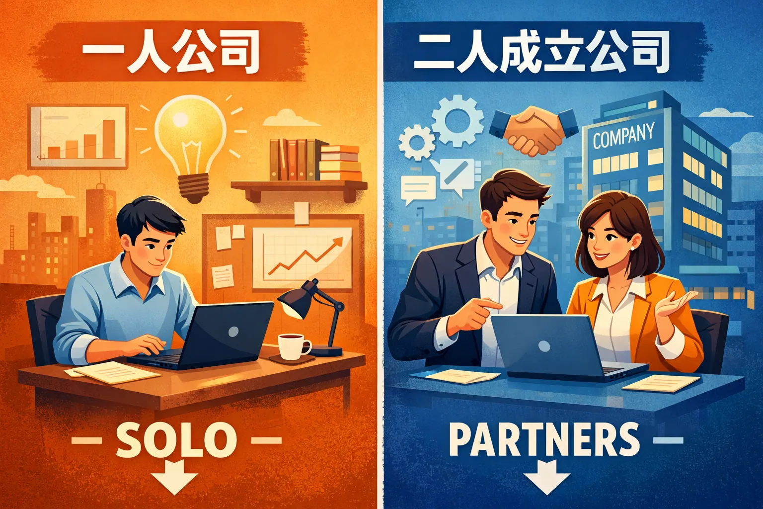 一人公司与二人成立公司