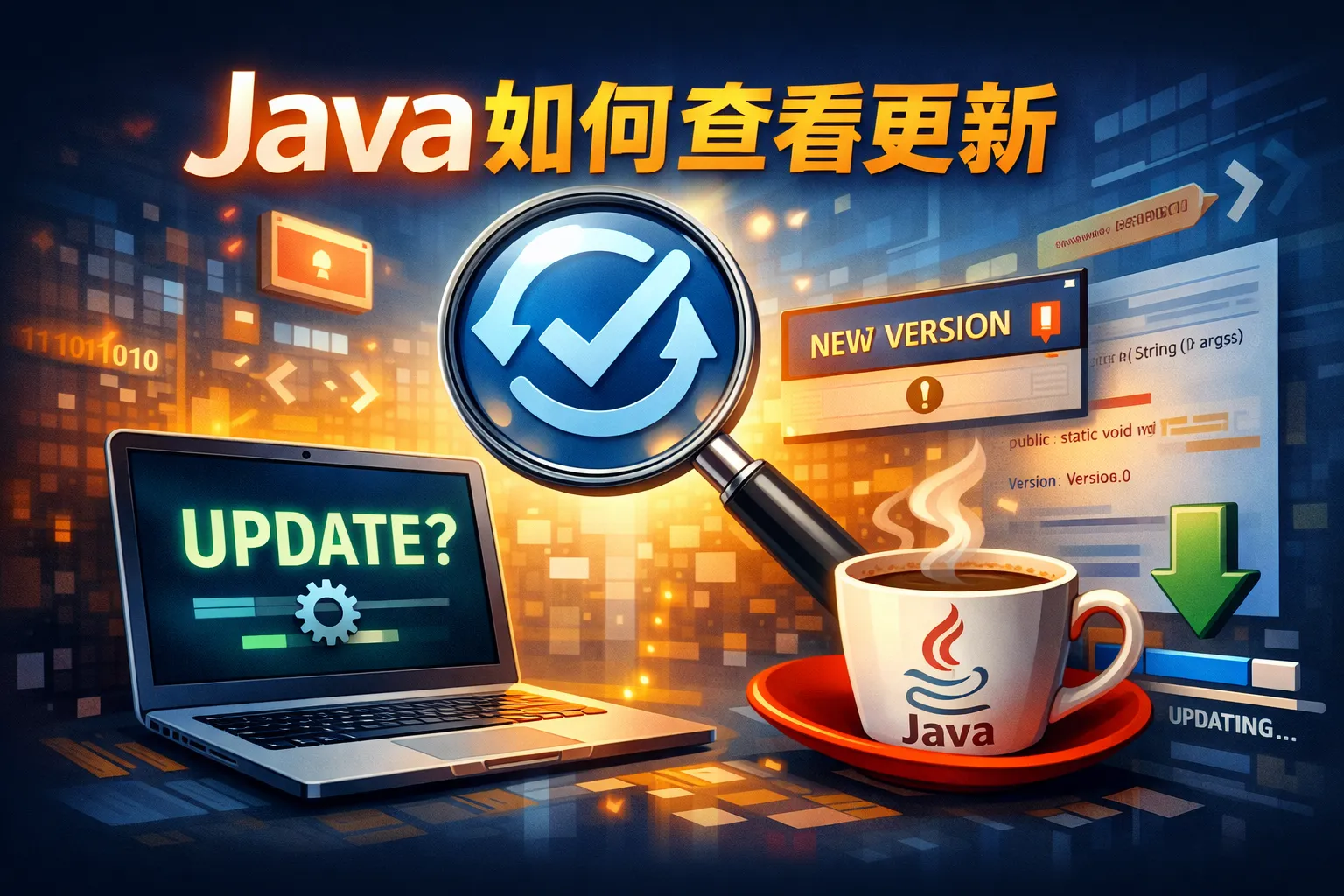 java如何查看更新