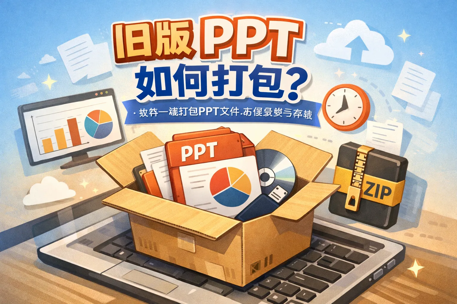 ppt旧版如何打包