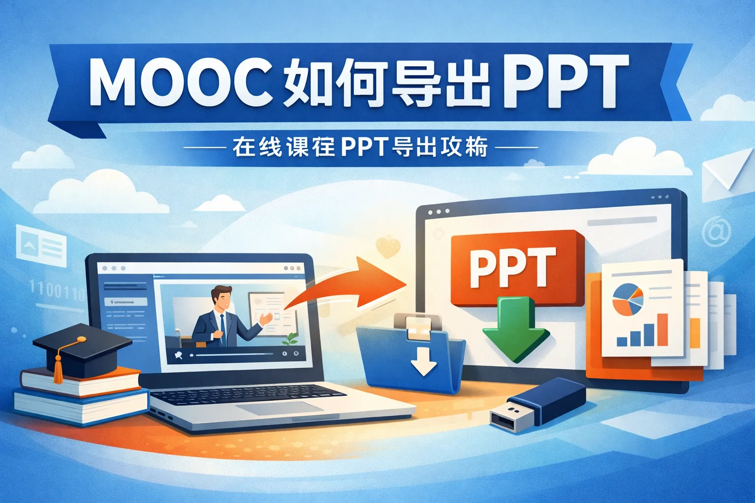 mooc如何导出ppt