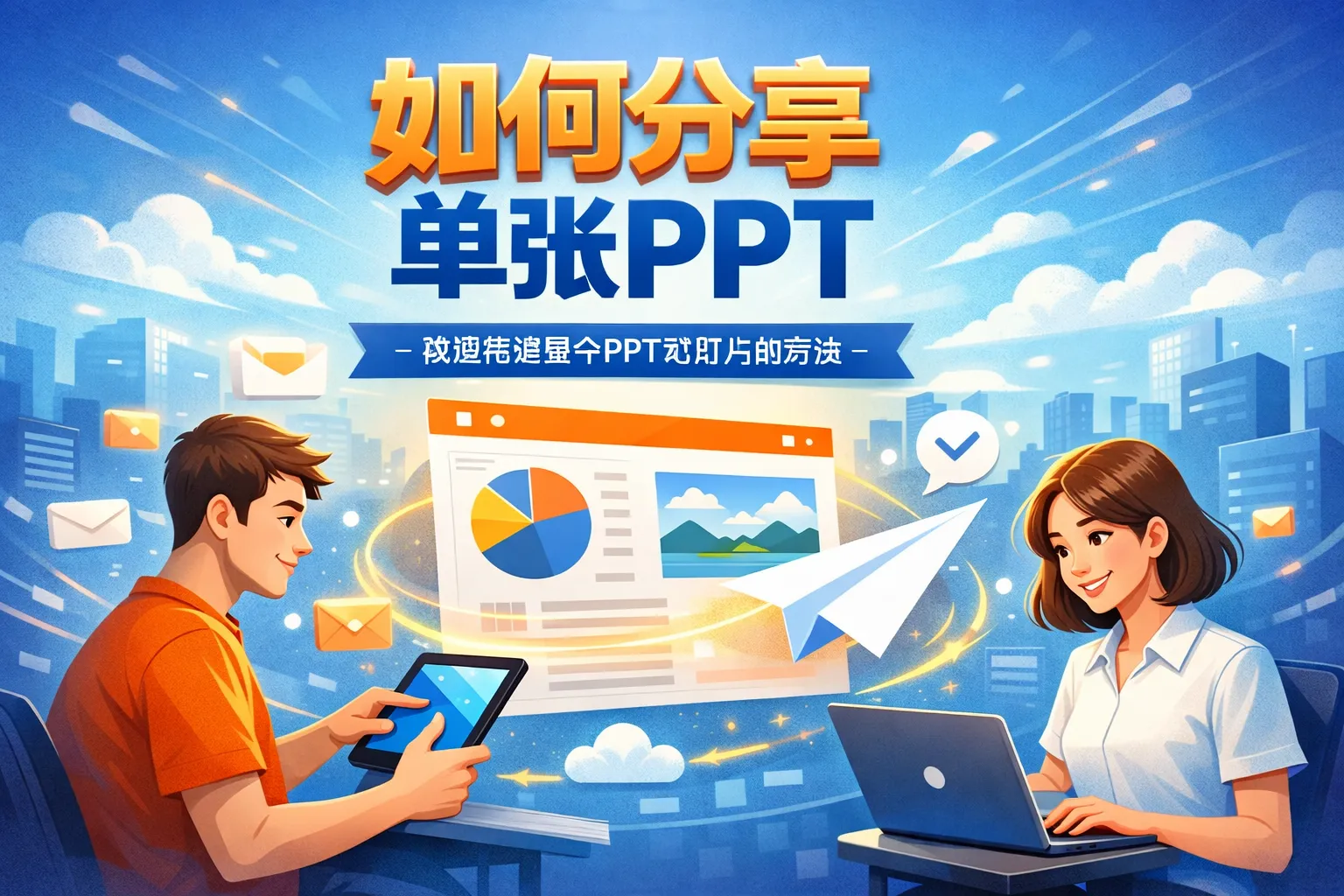 如何分享单张ppt
