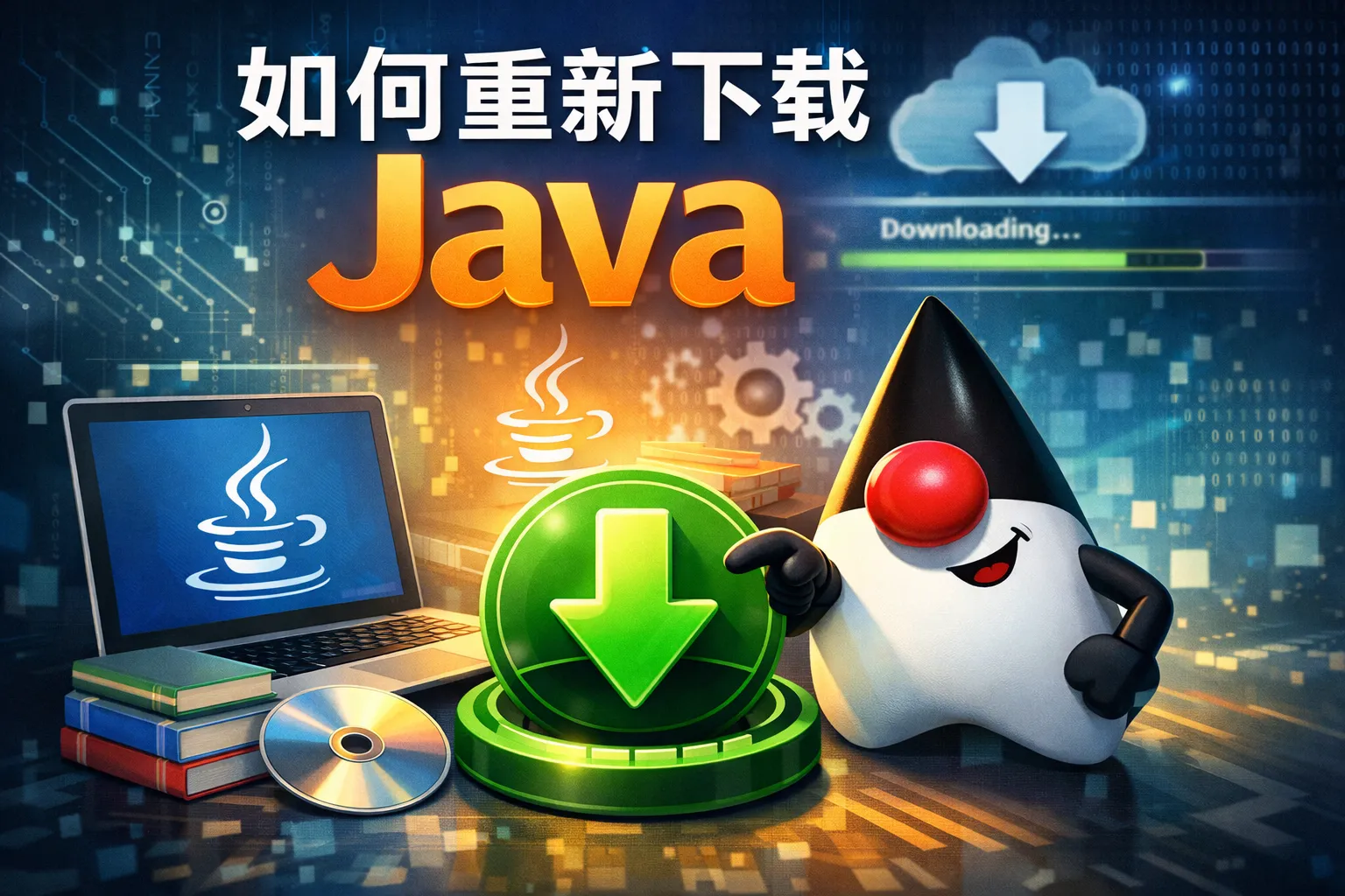 如何重新下载java