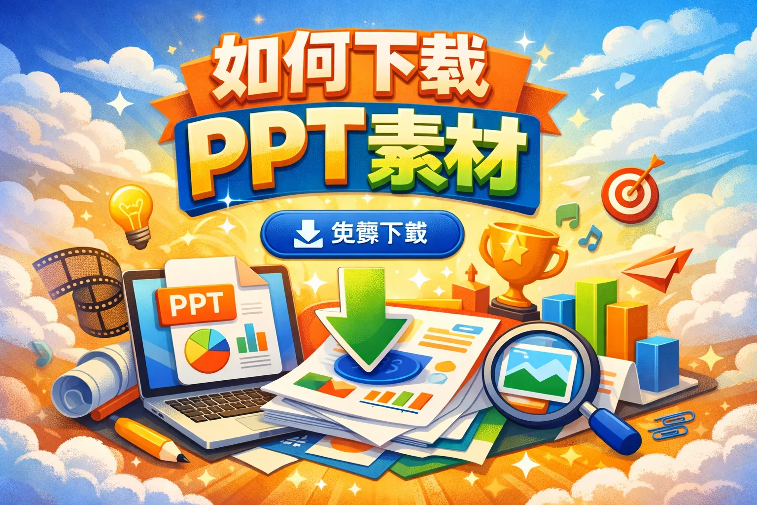 如何下载ppt素材