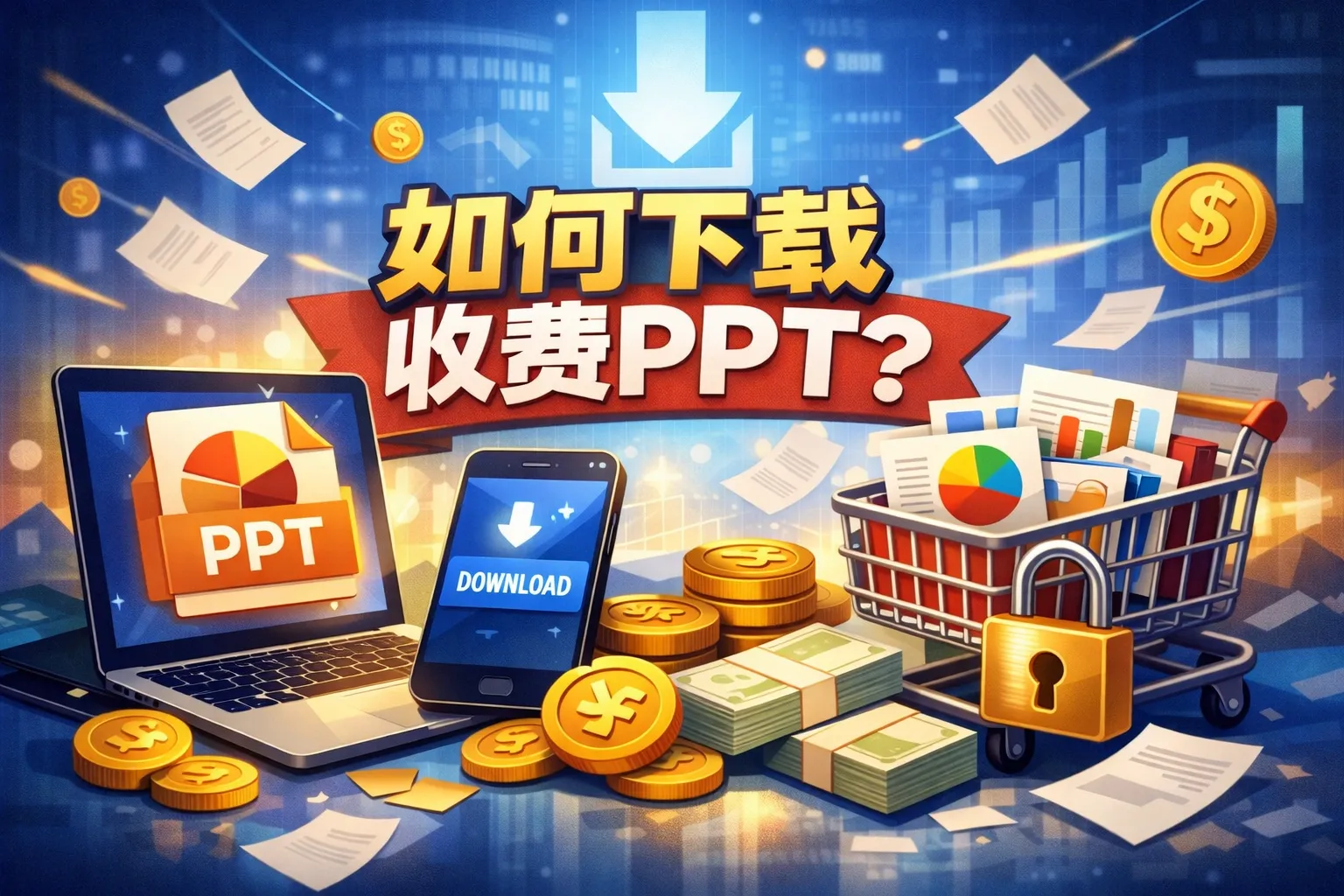 如何下载收费ppt