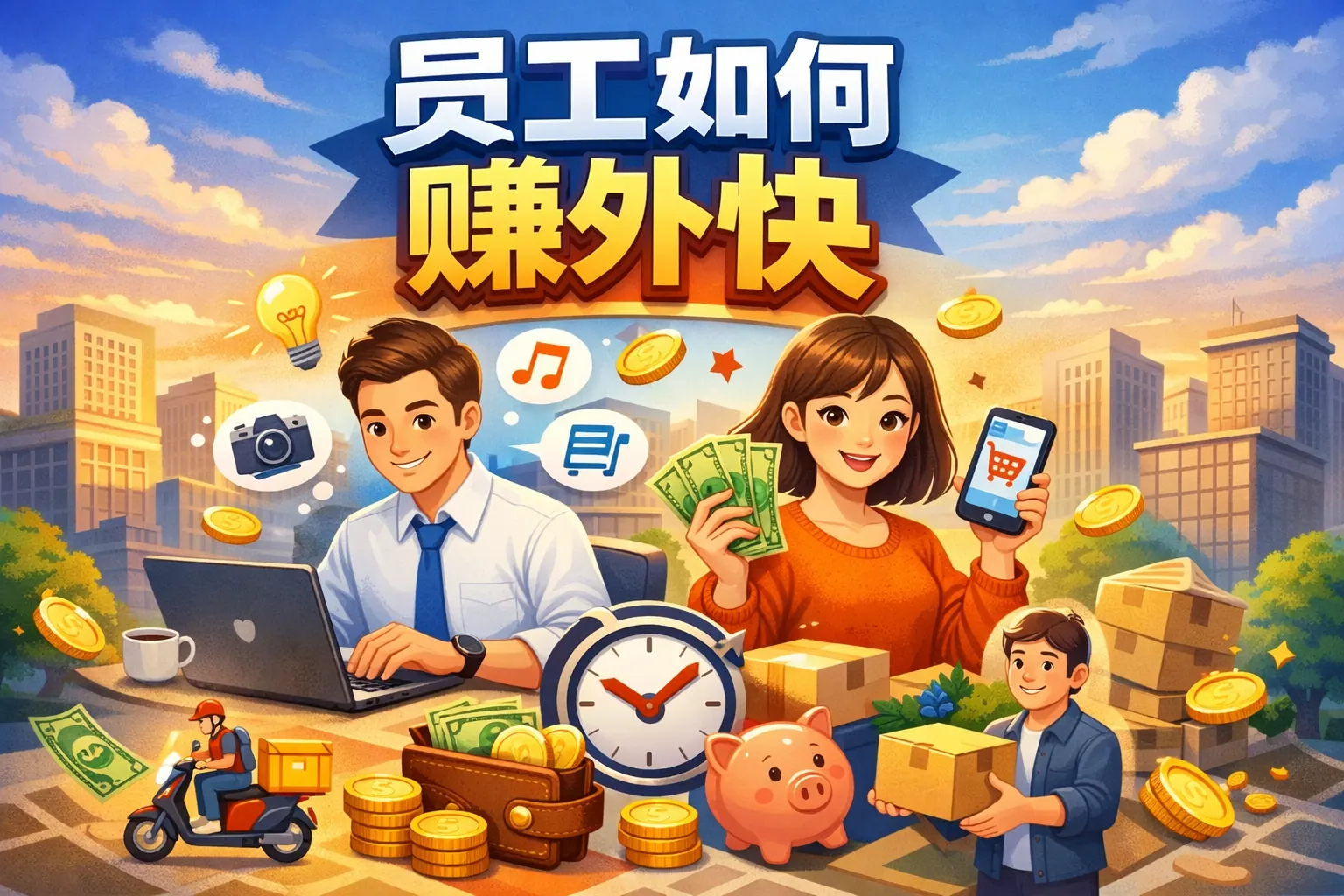 员工如何赚外快