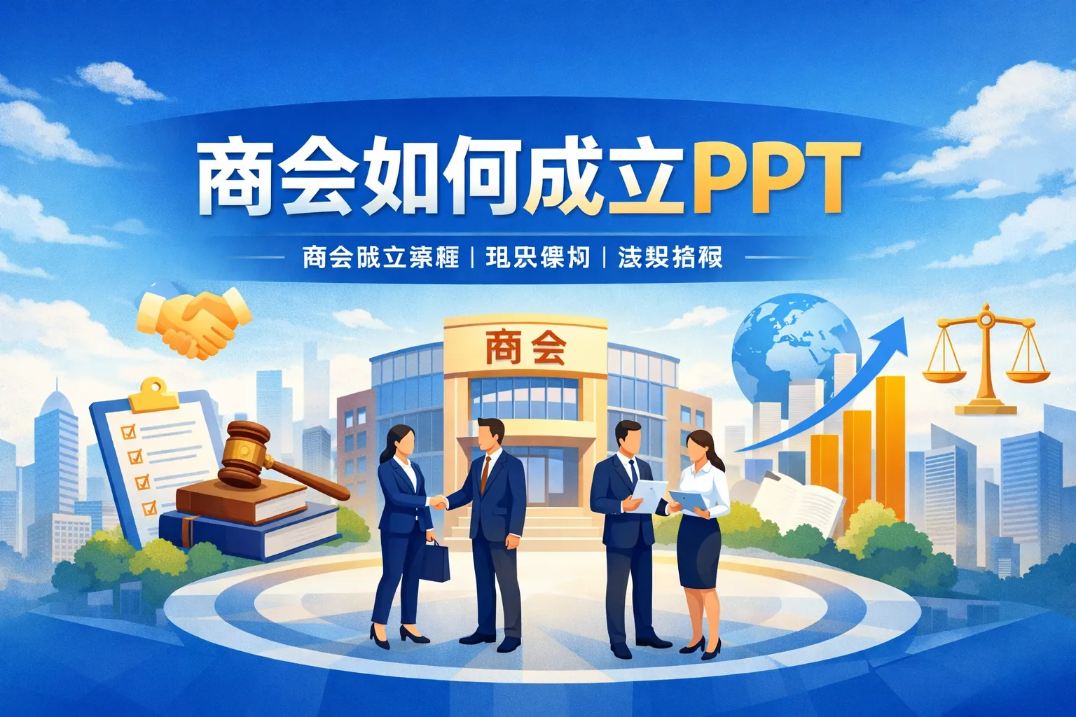 商会如何成立ppt