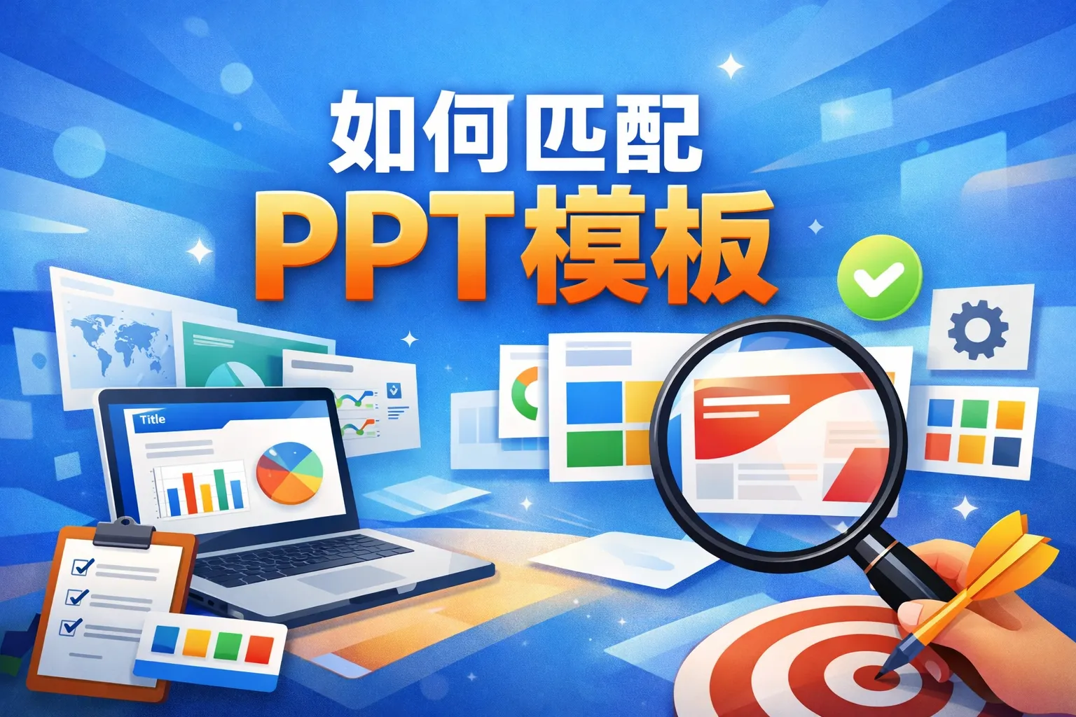 如何匹配ppt模板